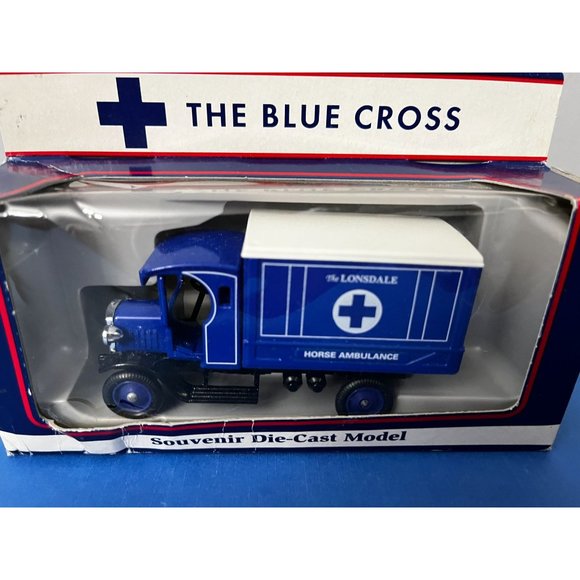 Vintage DieCast Model Van Rare Promo Dennis Van Truck Blue Cross Fund - Picture 2 of 9